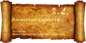 Keresztes Ludmilla névjegykártya